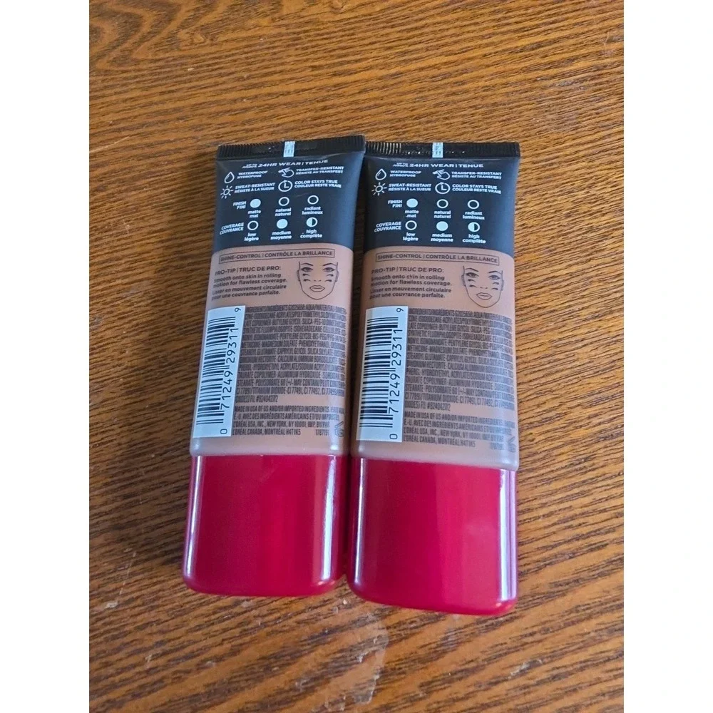 Lot of‎ 2 L'Oréal Infallible Pro-Matte 24 Hr Foundation 109 CLASSIC TAN  NEW
